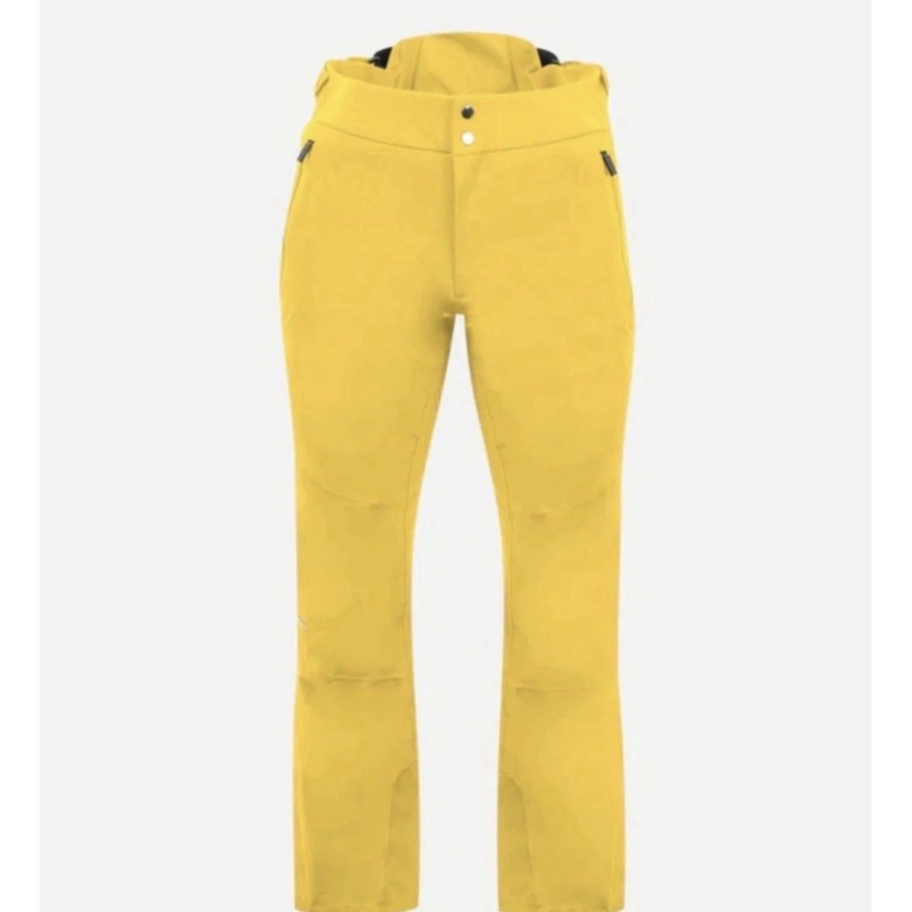 KJUS Formula Womens Yellow Insulated Ski Snow Pants Size 38/M CH-6330